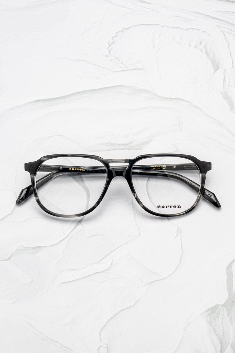 Lunettes de vue homme Carven CH054 acétate aviateur revisité - Optic Duroc