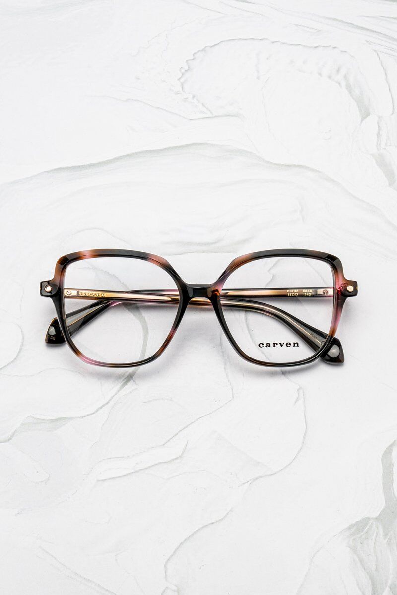 Lunettes de vue oversize femme Carven CC1118 acétate premium - Optic Duroc