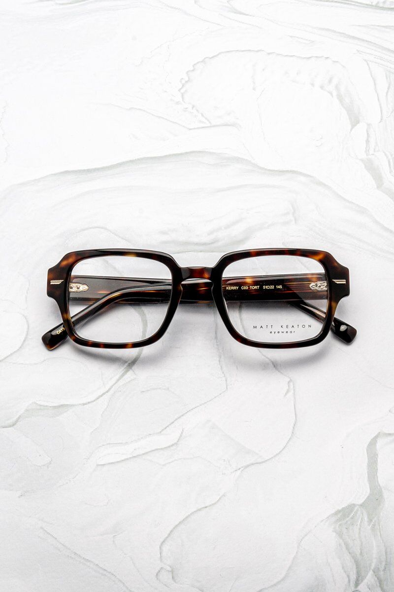 Lunettes de vue femme Matt Keaton Kerry acétate écaille havane forme carrée - Optic Duroc