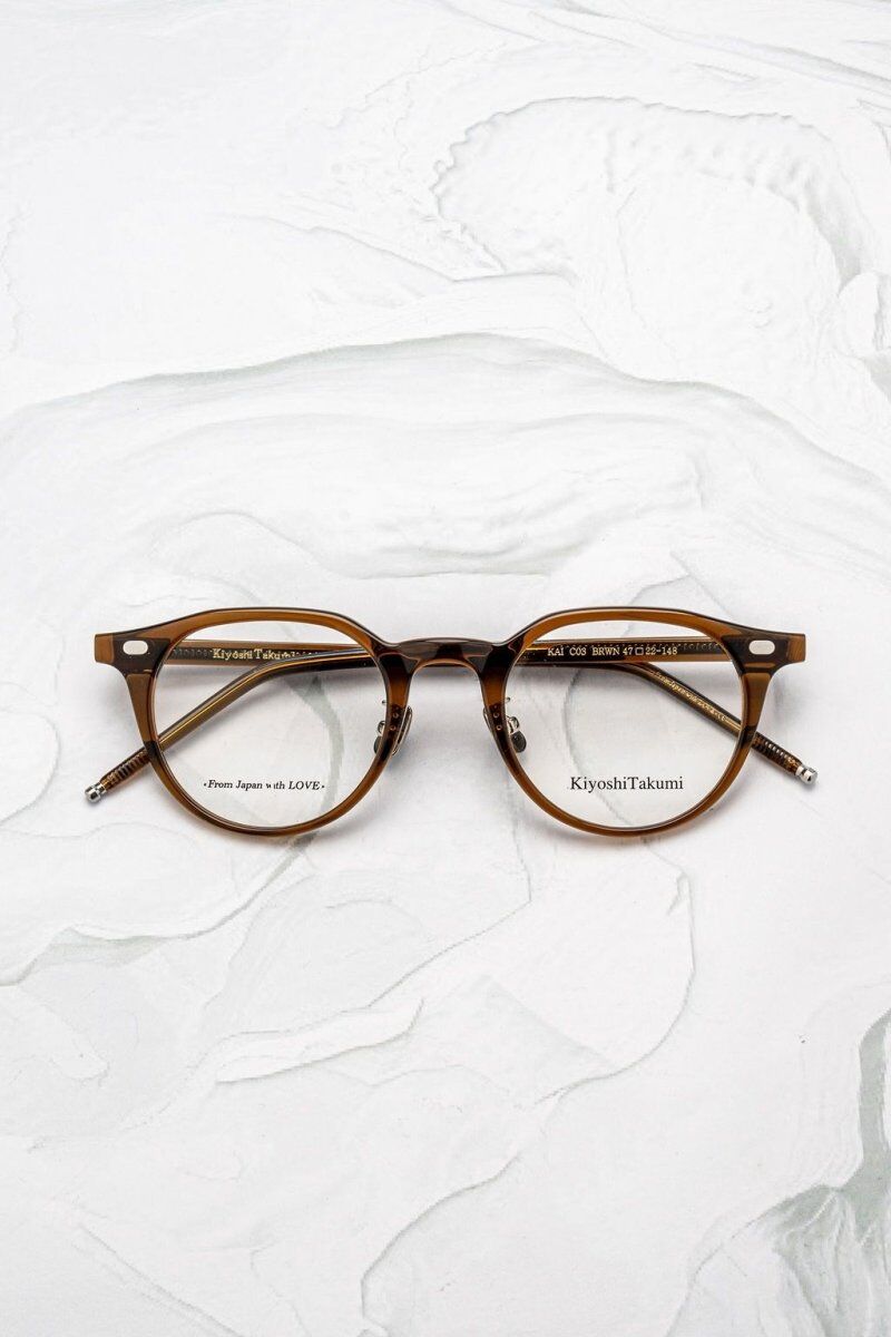 Lunettes de vue femme Kiyoshi Takumi Kai forme ronde revisitée - Optic Duroc