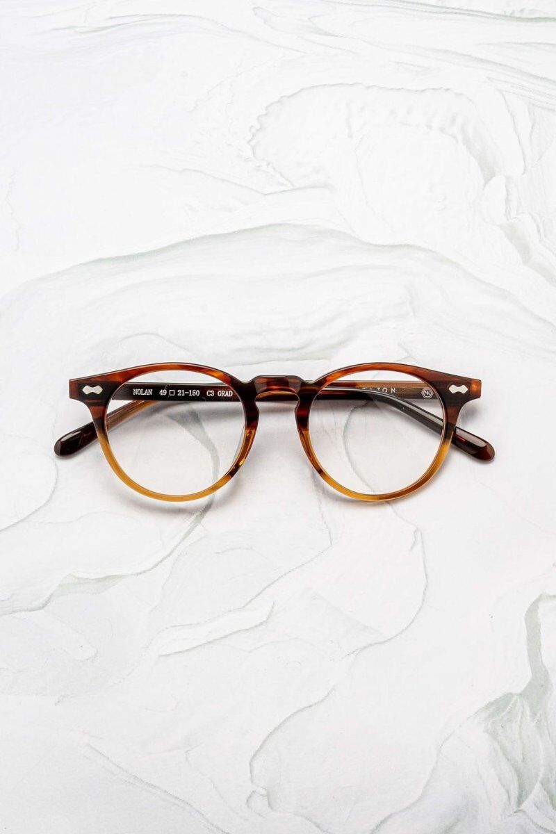 Lunettes de vue rondes femme Matt Keaton Nolan acétate écaille dégradé havane - Optic Duroc