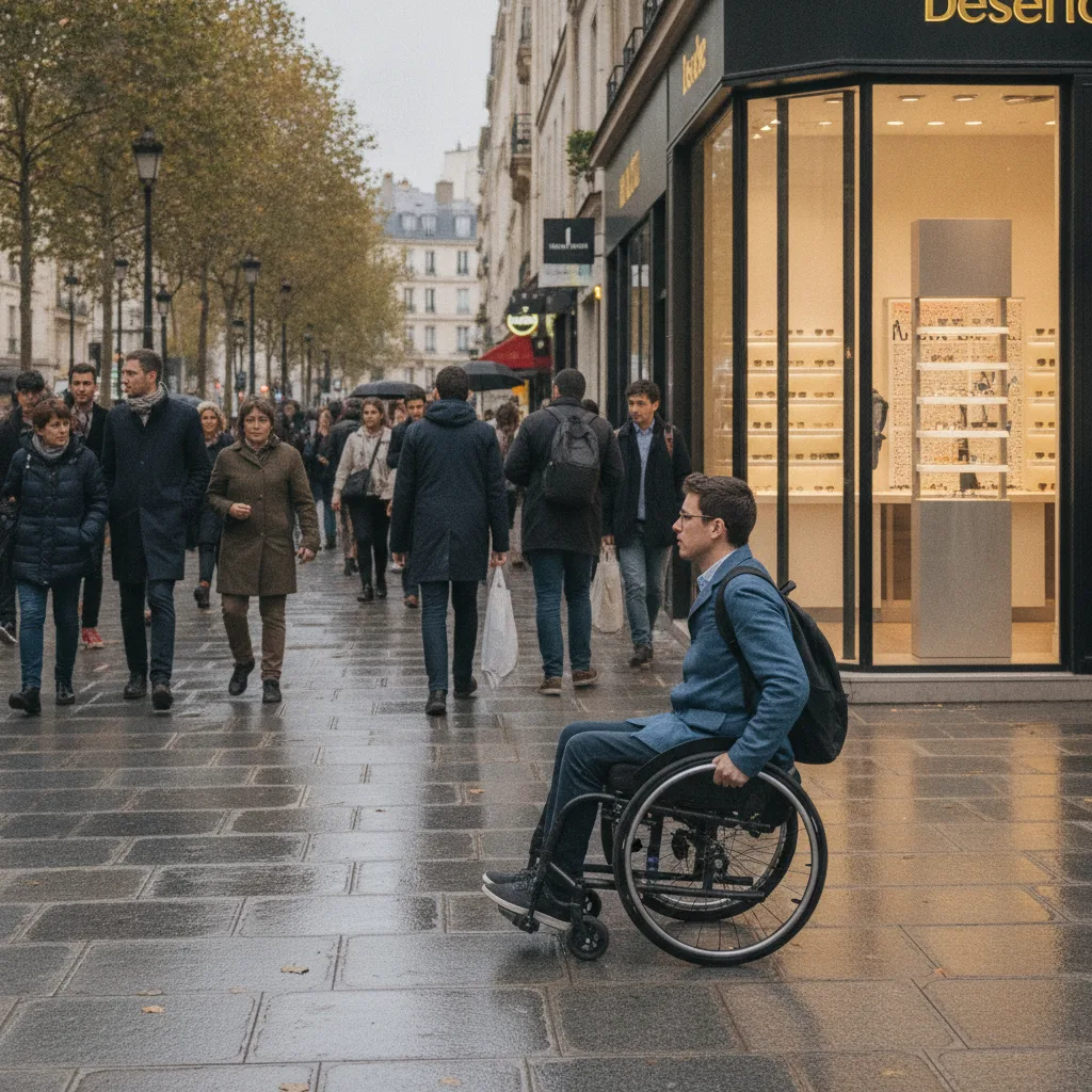 opticien accessible fauteuil roulant république paris 11