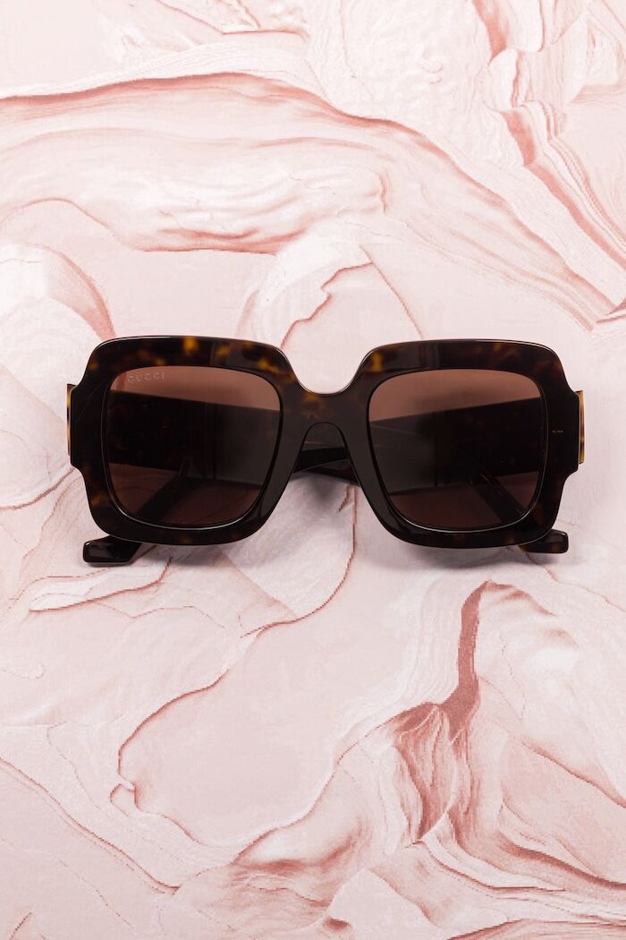Lunettes de soleil Gucci GG1547S / 002 carré design iconique - Optic Duroc