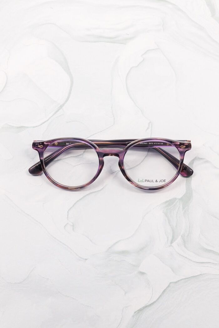 Little Paul Joe MALVA01 E572 - Lunettes de vue enfant fillette acétate coloré audacieux couture