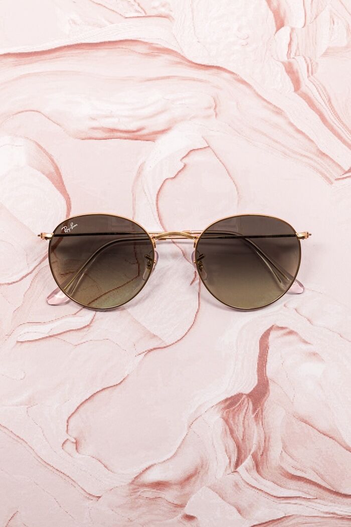 Lunettes de soleil Ray-Ban RB3447 Round Metal forme ronde métal - Optic Duroc