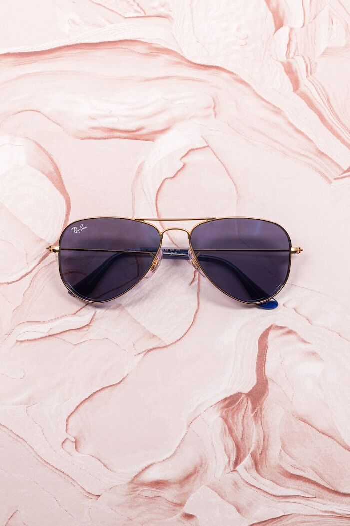 Ray Ban Junior RJ9506S - Lunettes de soleil enfant aviateur classique mini