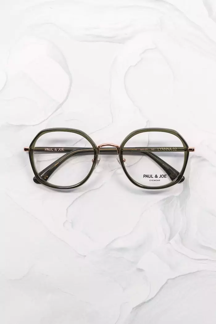 Lunettes de vue rondes femme Paul and Joe Lyanna ronde acétate coloré vert - Optic Duroc