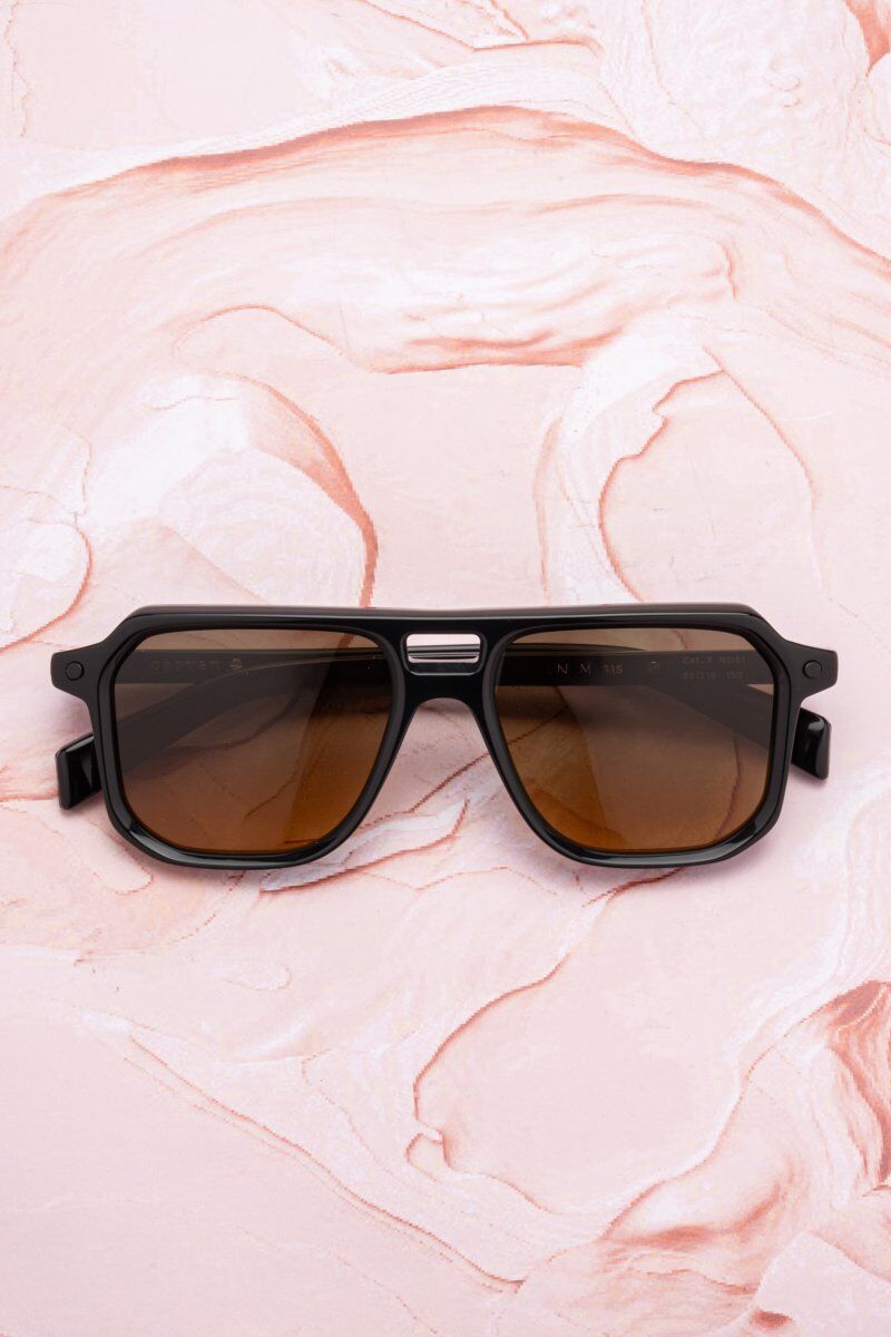Carven CH1041S - Lunettes de soleil homme géométrie graphique acétate signature Carven