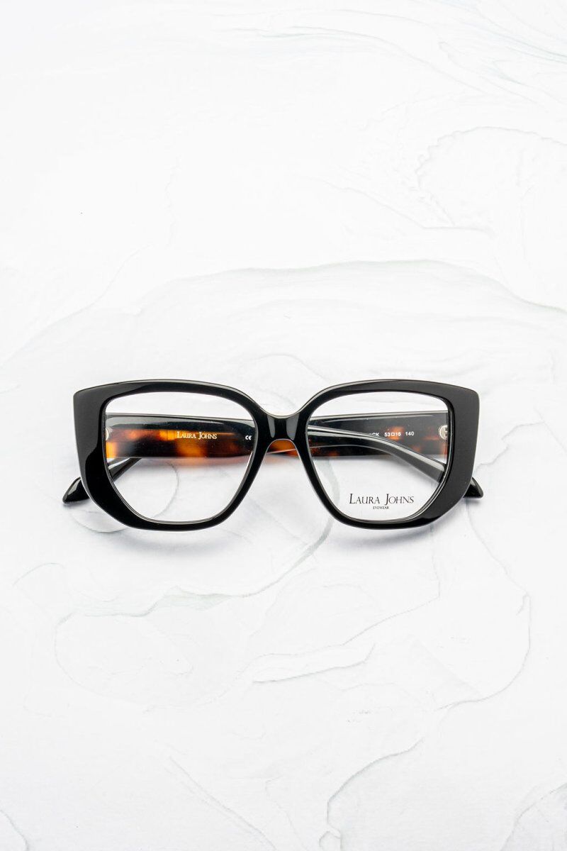 Lunettes de vue papillon femme Laura Johns LJ Lisa cat eye oversize acétate - Optic Duroc