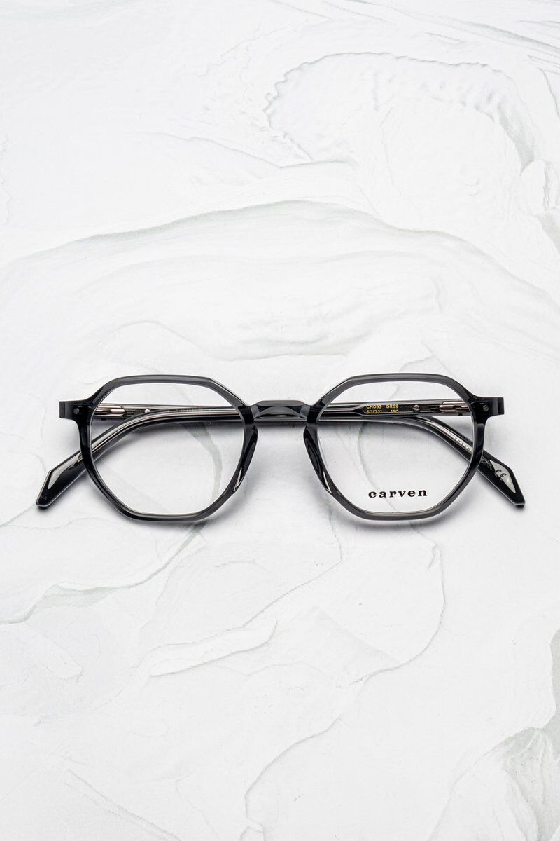Lunettes de vue homme Carven CH053 forme octogonale adoucie - Optic Duroc