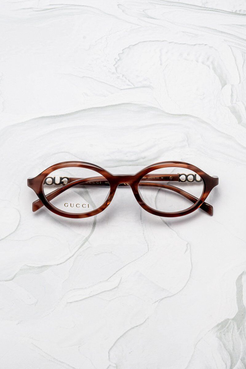 Lunettes de vue femme Gucci GG2153O forme ovale ronde acétate - Optic Duroc