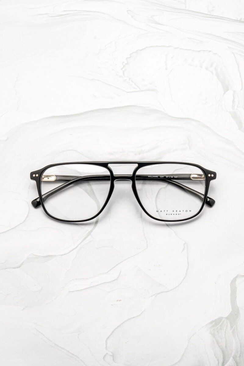Lunettes de vue homme Matt Keaton MK Williams aviateur double pont - Optic Duroc